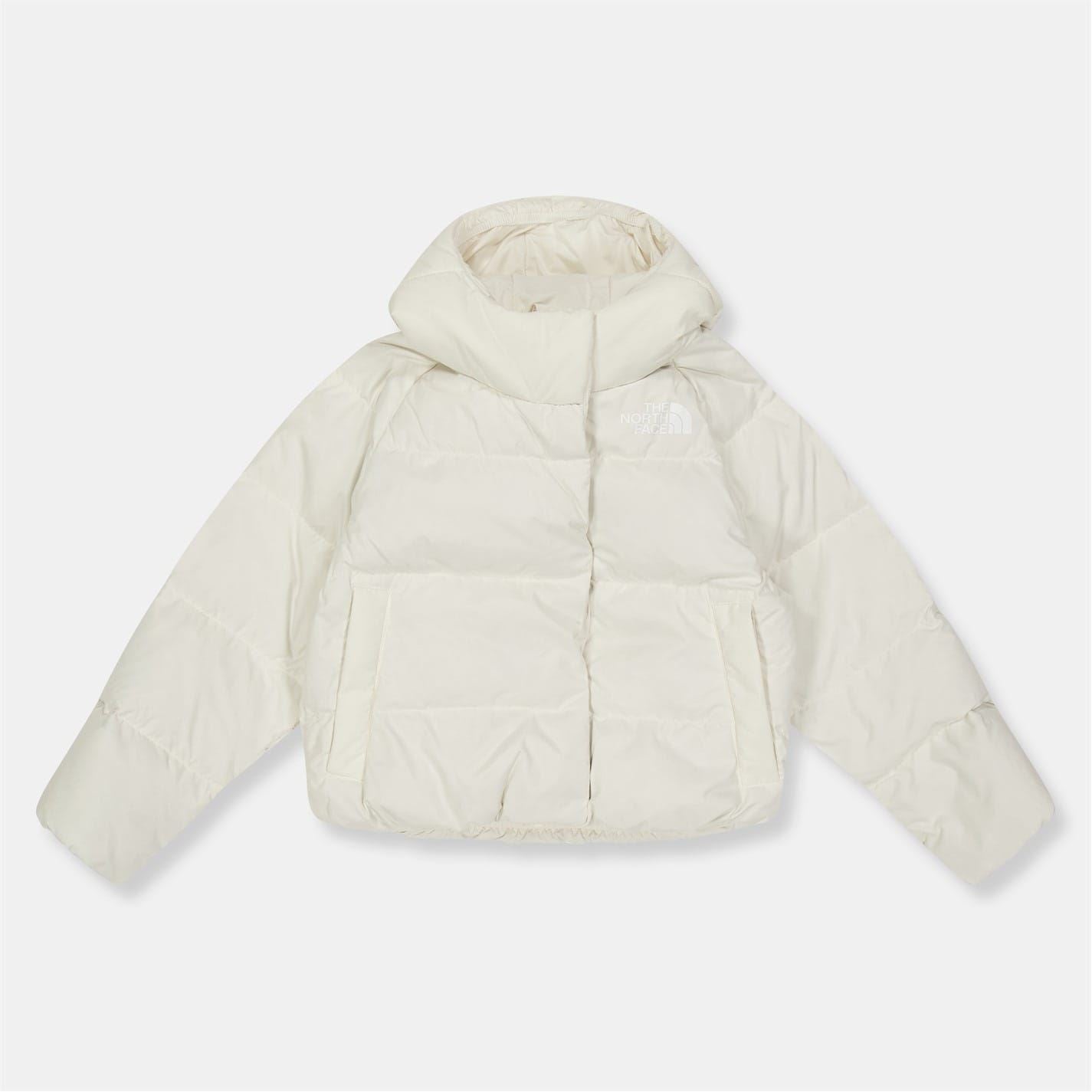 North Face Solid Patterned Hooded Puffer Jacket