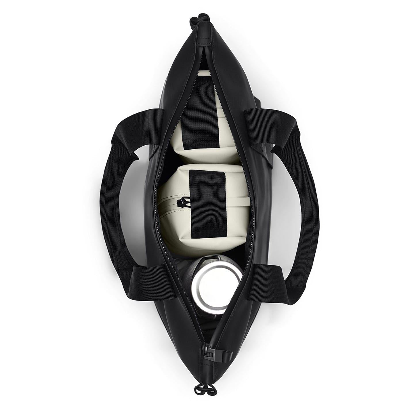 Rains Tote with Logo and Detachable Strap