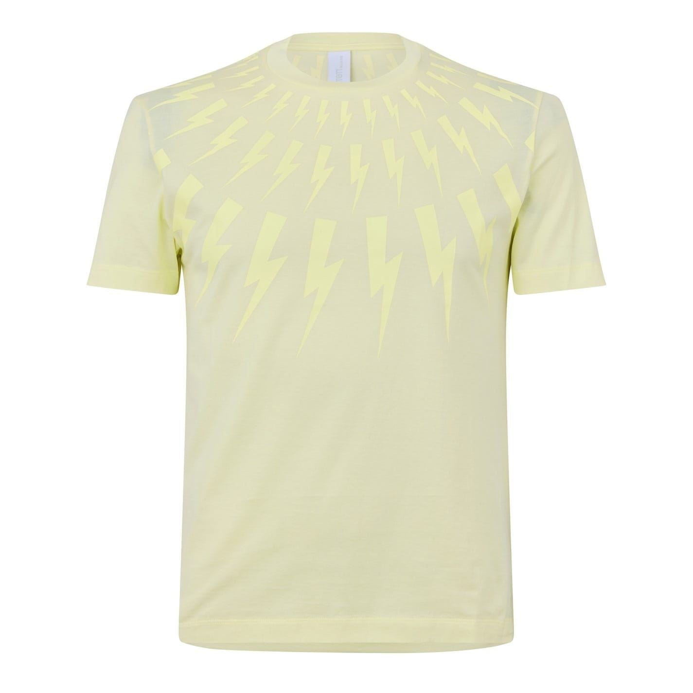 Neil Barrett Thunder Regular Fit Crew Neck T-Shirt
