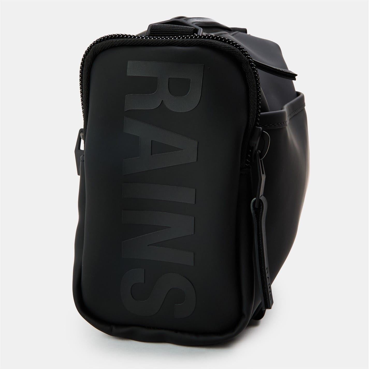 Rains Rectangle Shape Cross Body Bag with Logo