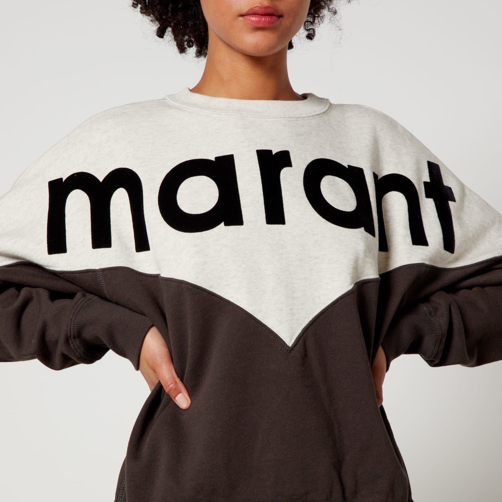 Marant Etoile Houston Bi Colour Logo Sweatshirt