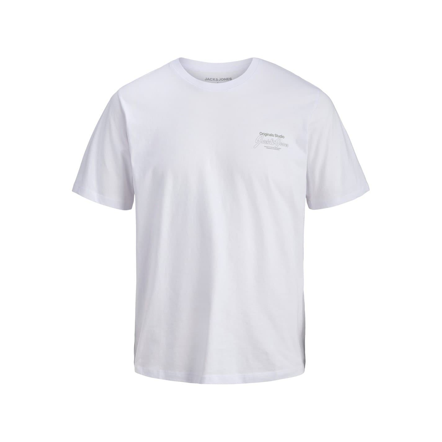 Jack and Jones Mens 5 Pack Short Sleeve T-Shirt