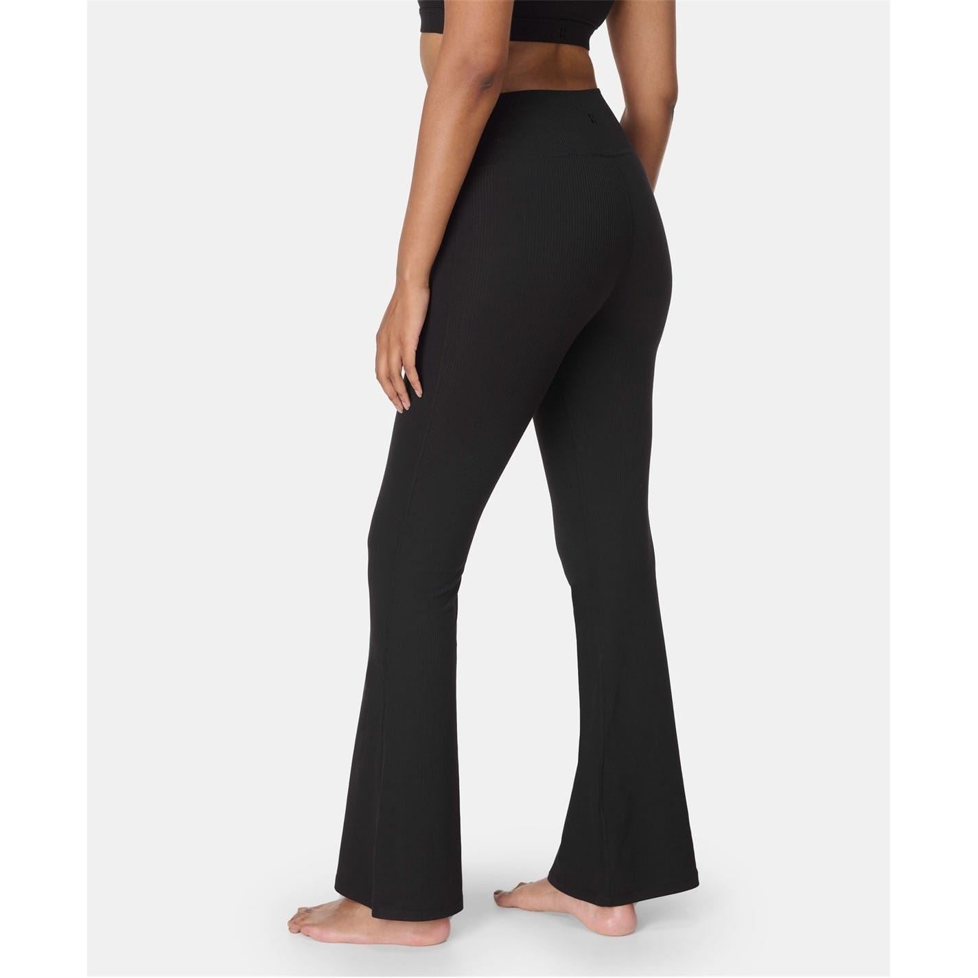 Sweaty Betty Sweaty Betty Glow Ribbed Flared Leggings