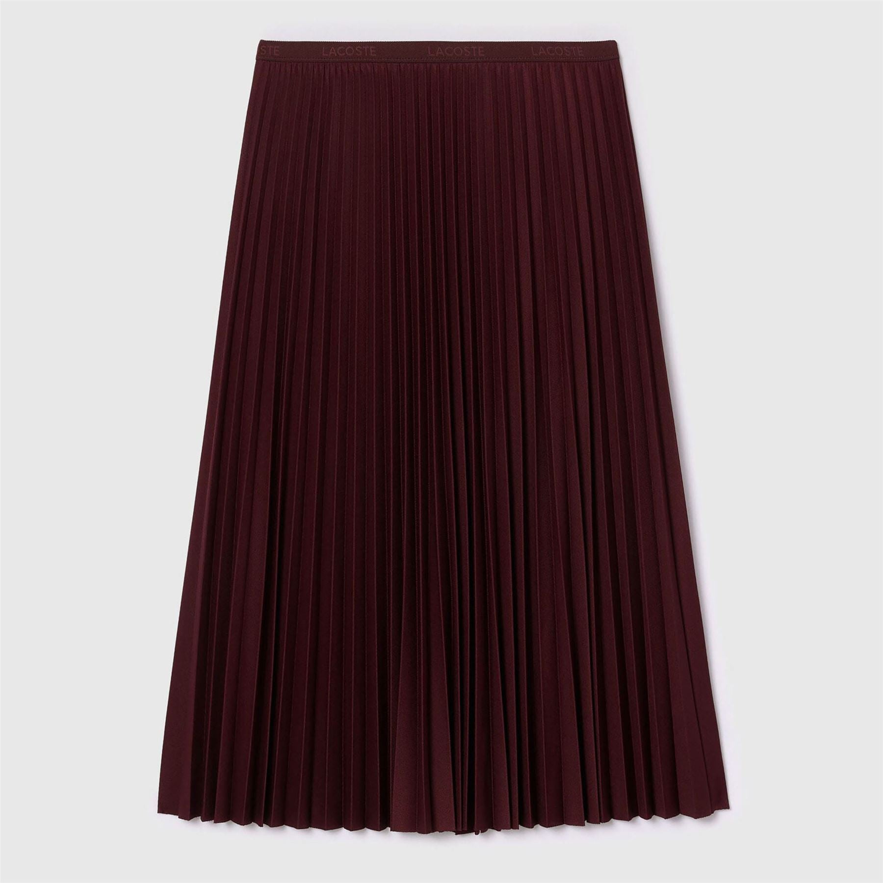 Lacoste Elasticated Waist Flowing Pleated Skirt