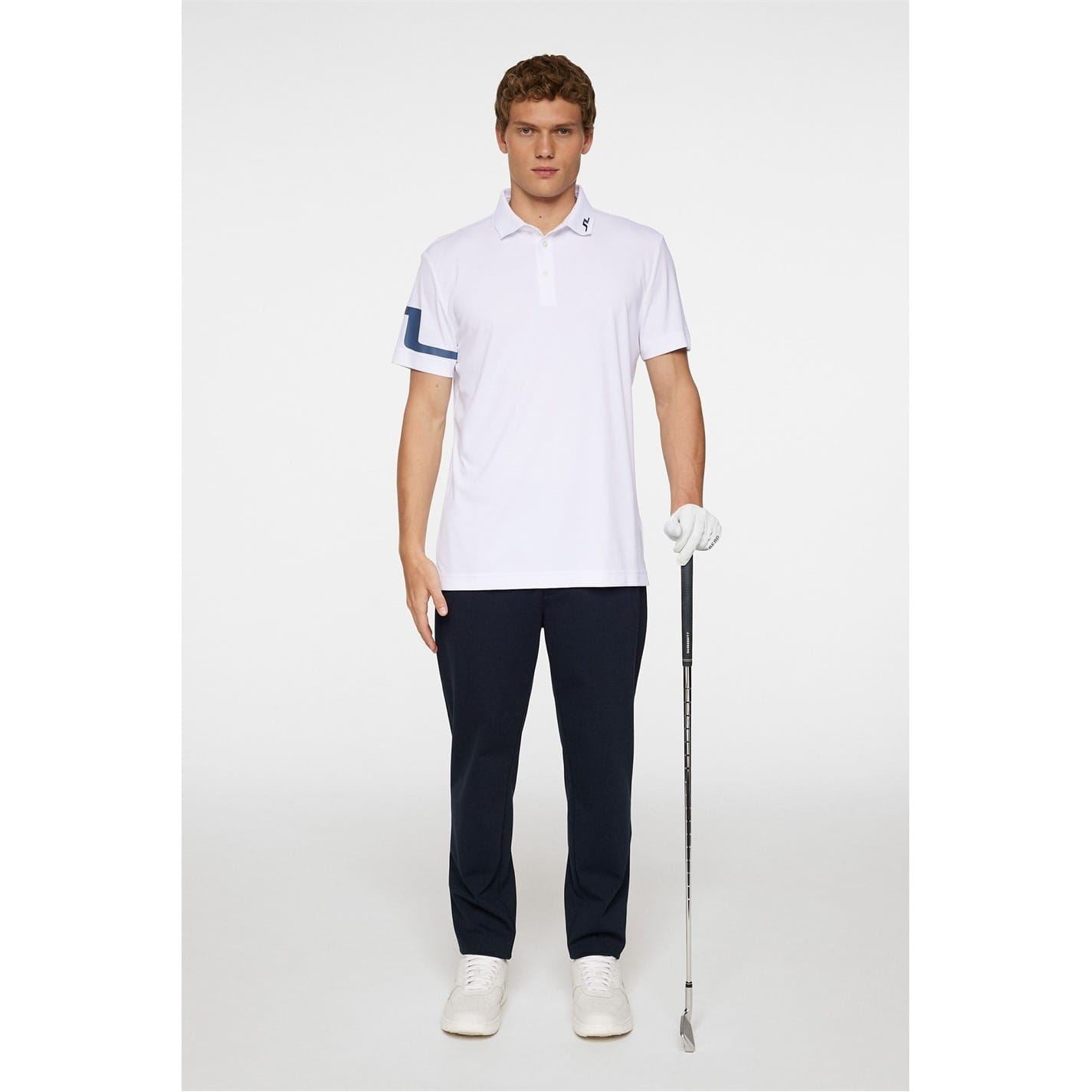 J Lindeberg Golf Heath Collared Neck Short Sleeve Polo Shirt