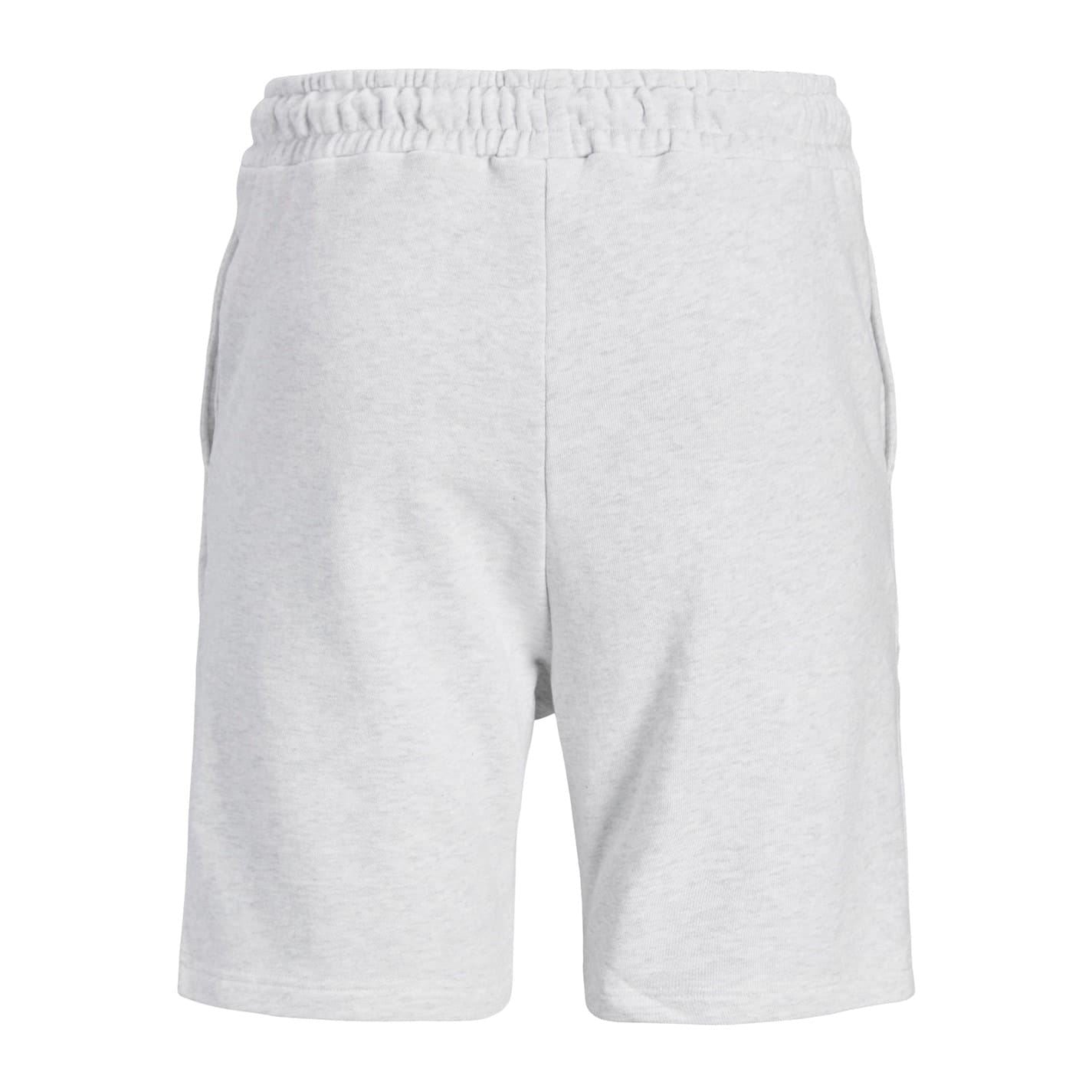 Jack and Jones Solid Bermuda Sweat Shorts with Elasticated Waistband