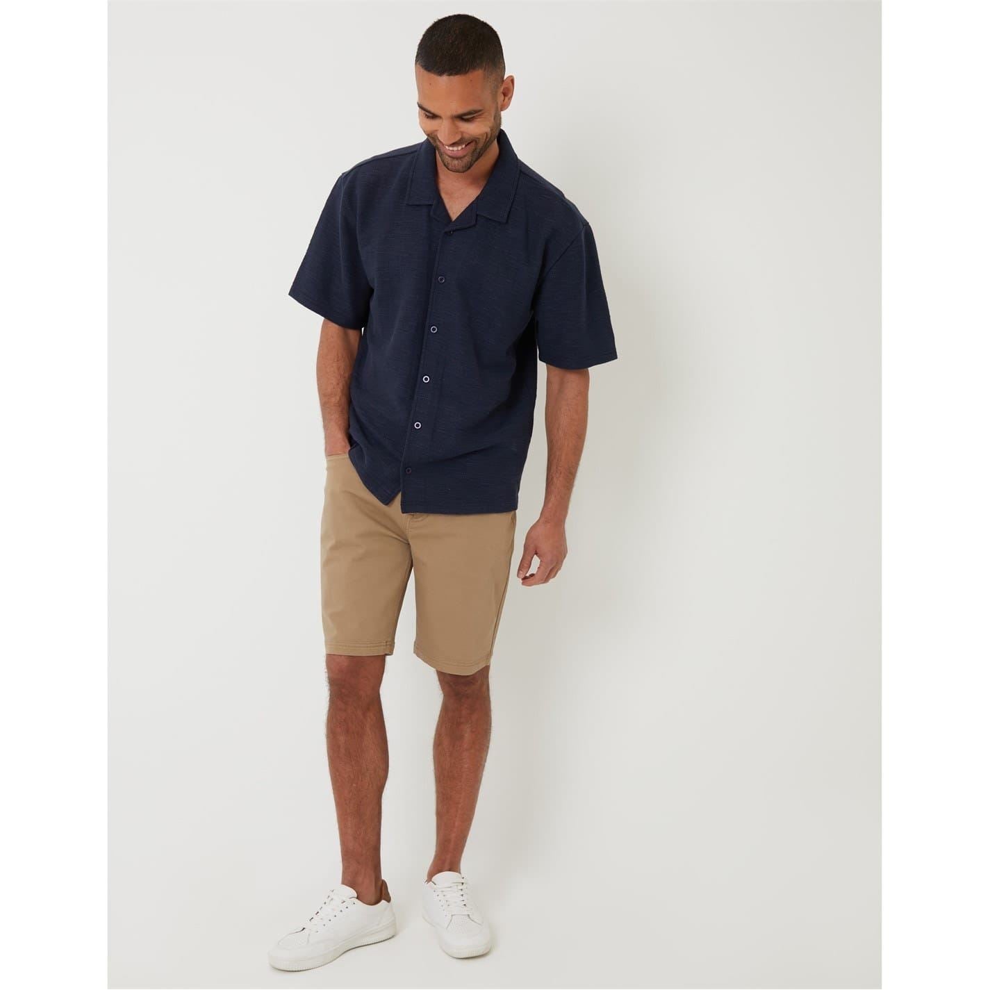 Threadbare Antti Relaxed Fit Short Sleeve Shirt