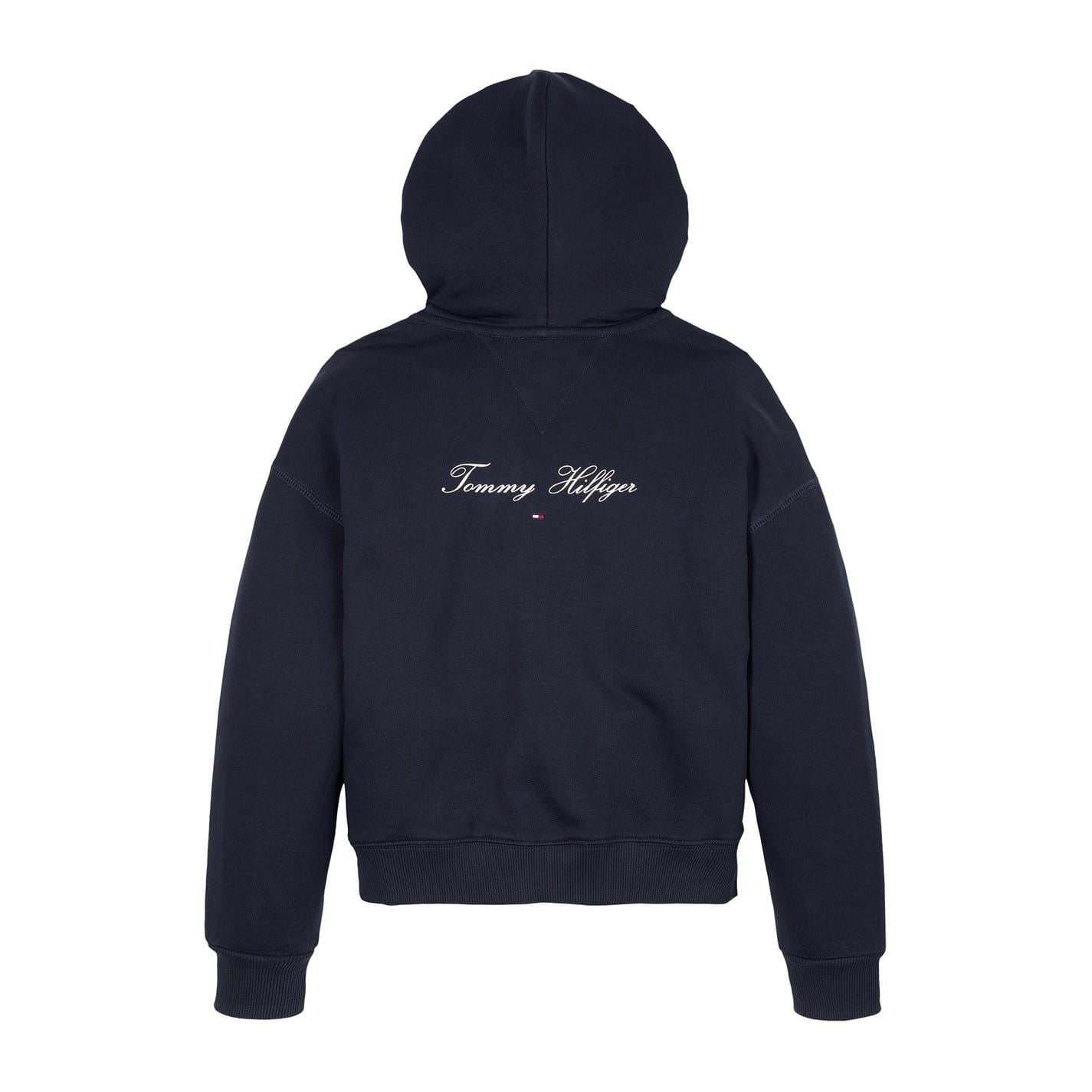 Tommy Hilfiger Hooded Ribbed Cuff Sweat Jacket
