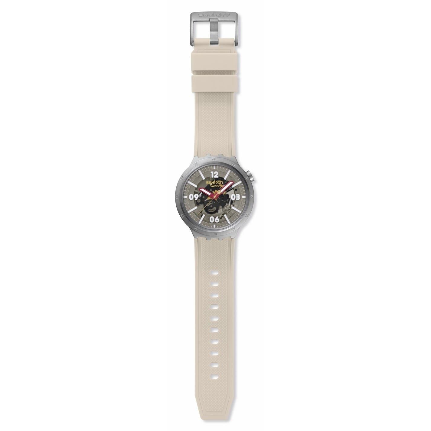Swatch Big Bold Irony 52 Rubber Strap Fashion Analogue Watch
