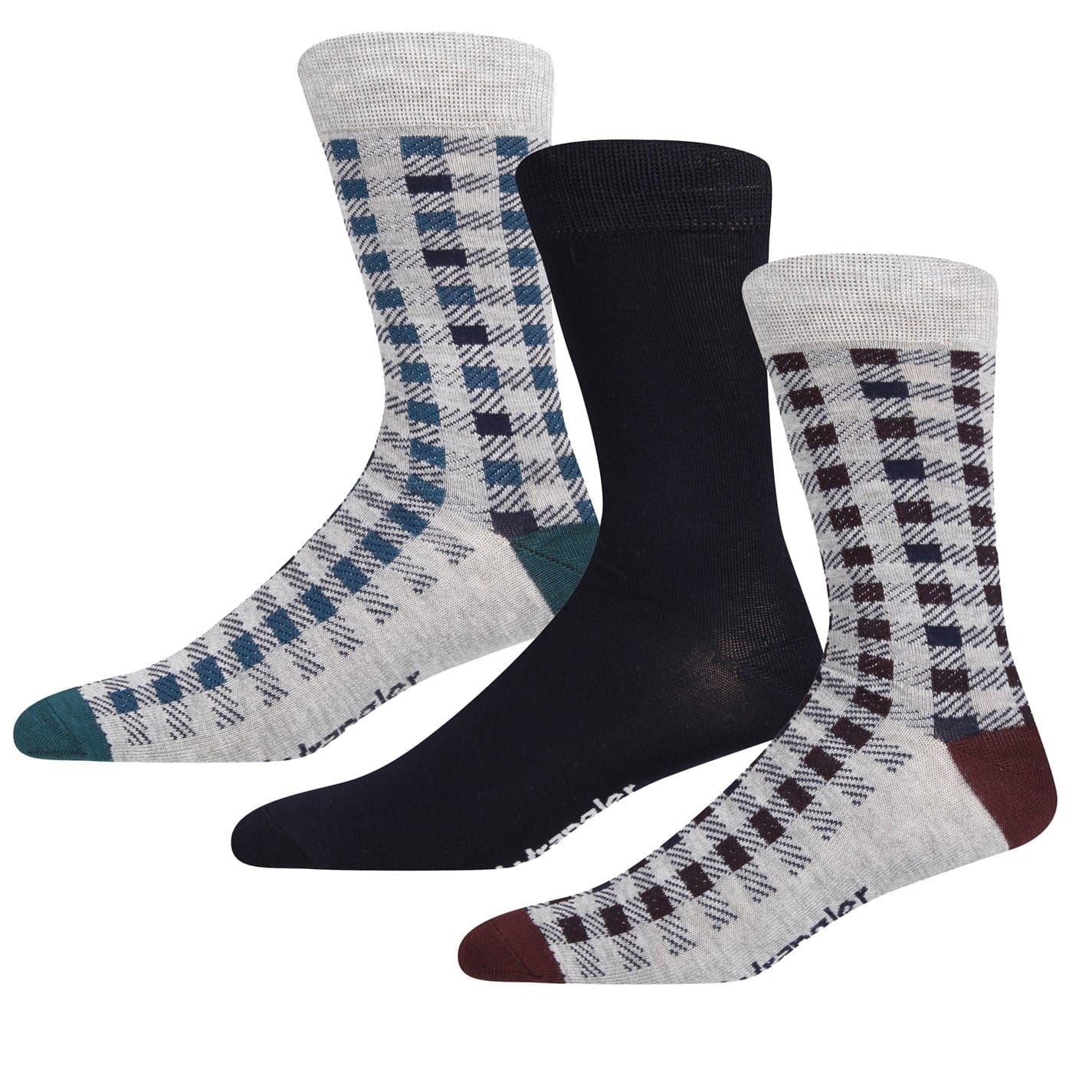 Wrangler Frier 3 Pack Crew Socks
