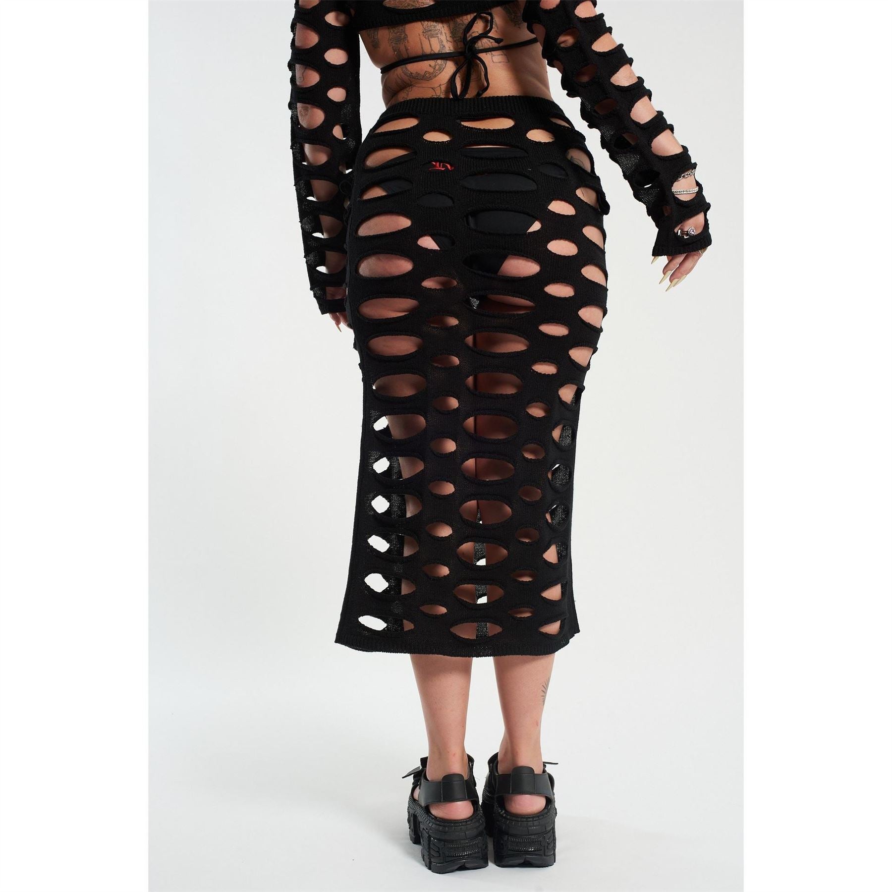 The Ragged Priest Rag Peep Skirt