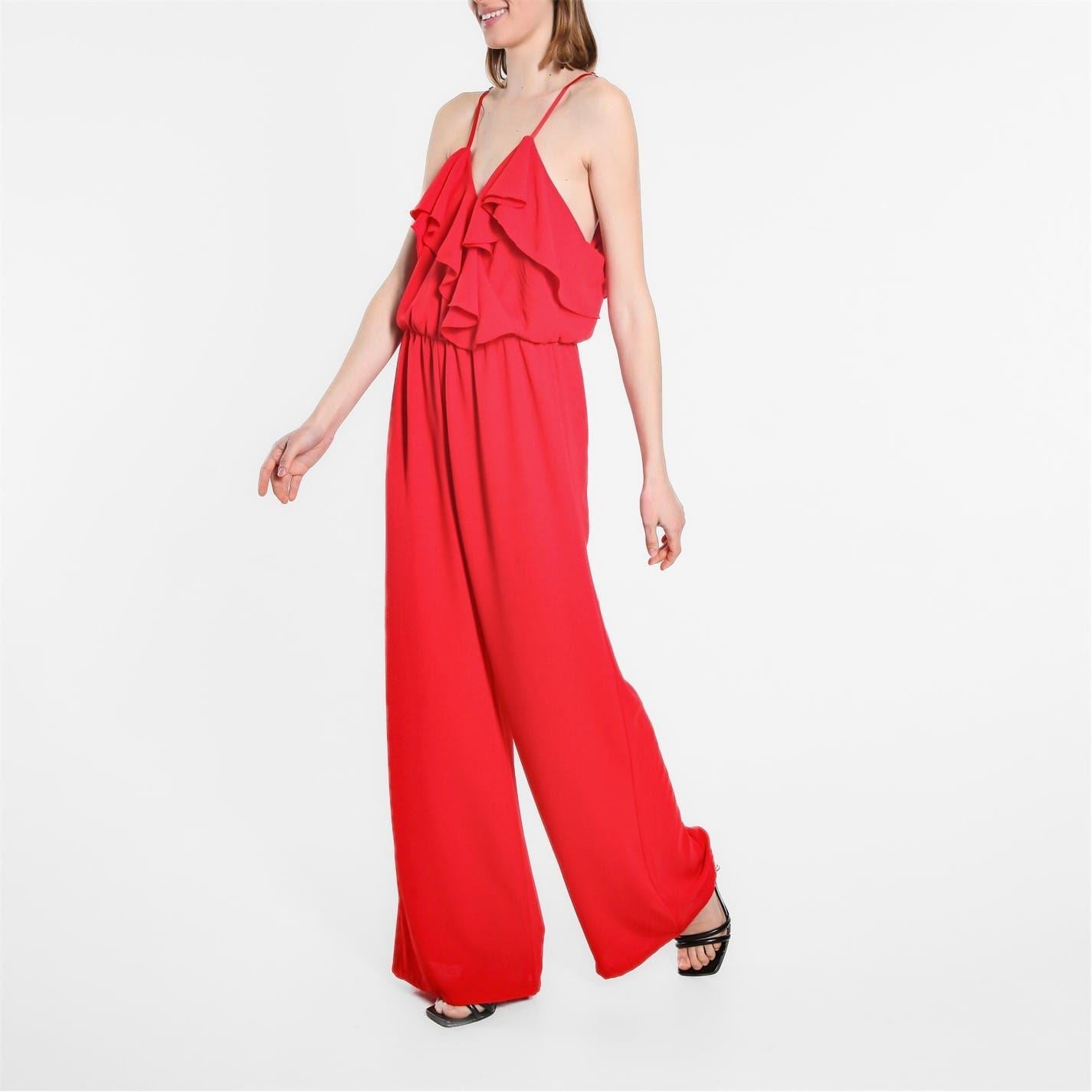 Be You Frill Strappy Blouson Jumpsuit