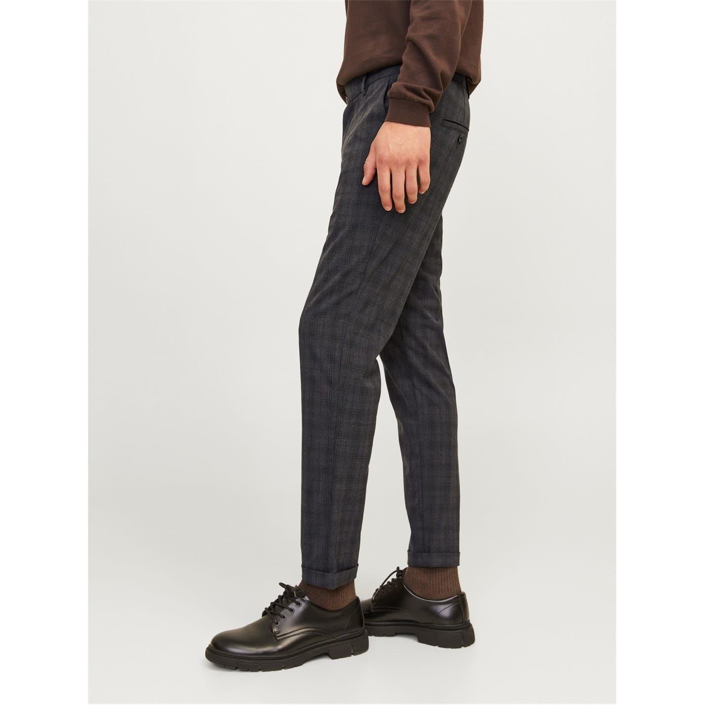 Jack and Jones Marco Plaid Slim Chinos