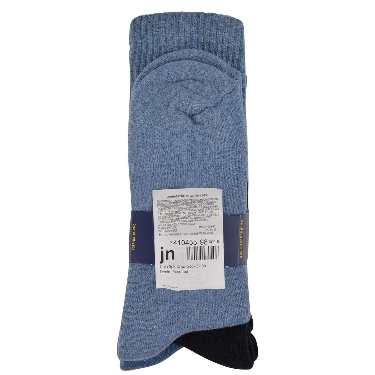 Ralph Lauren Pack Crew Socks