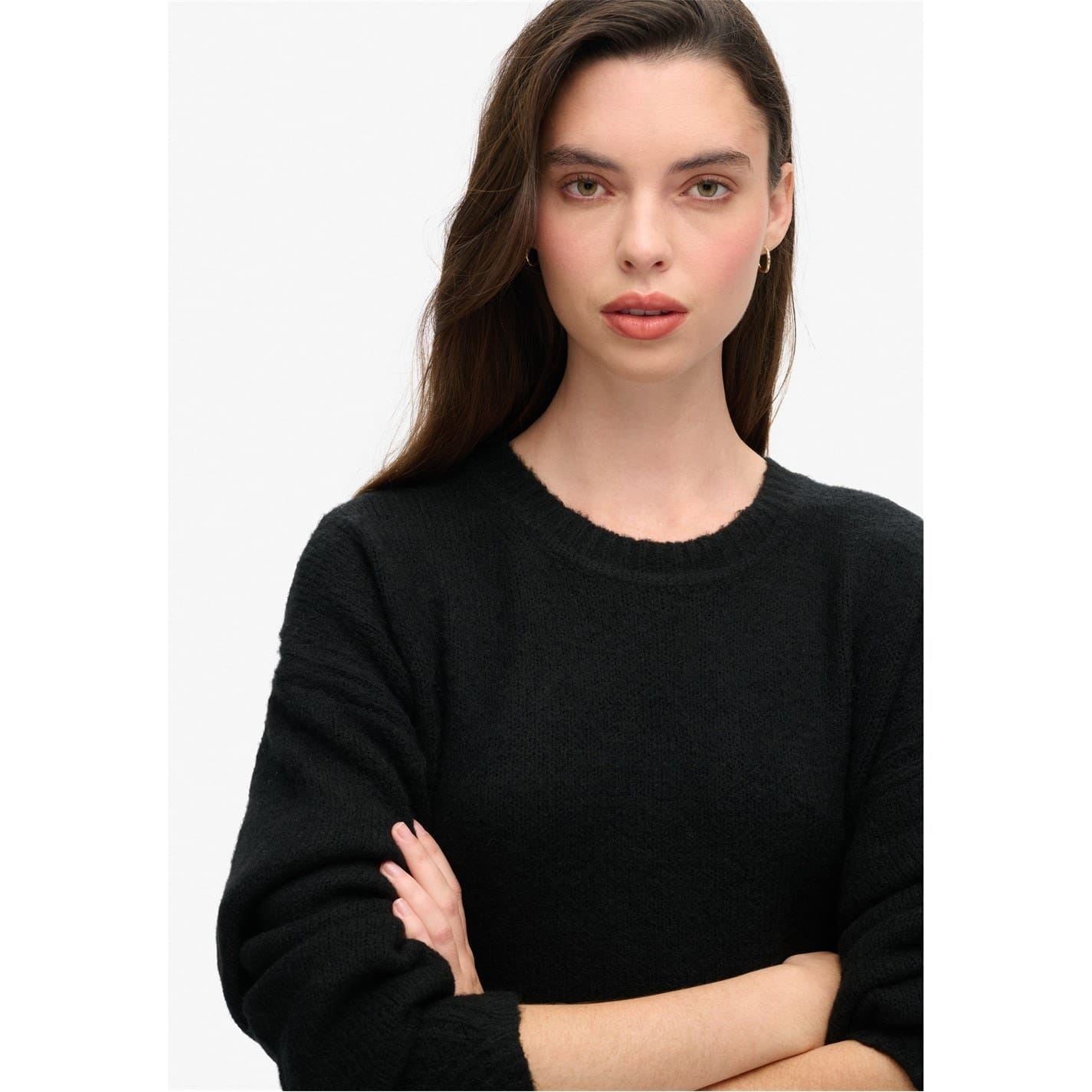 Superdry Crew Neck Midi Sweater Dress