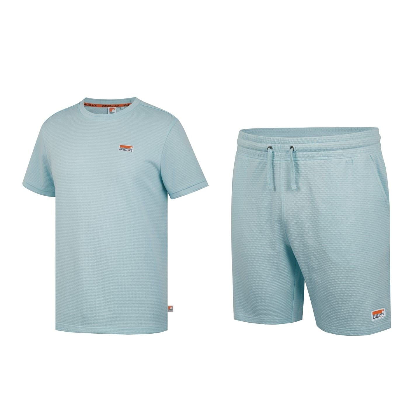 SoulCal Crew Neck Short Sleeve T-Shirt and Short Set