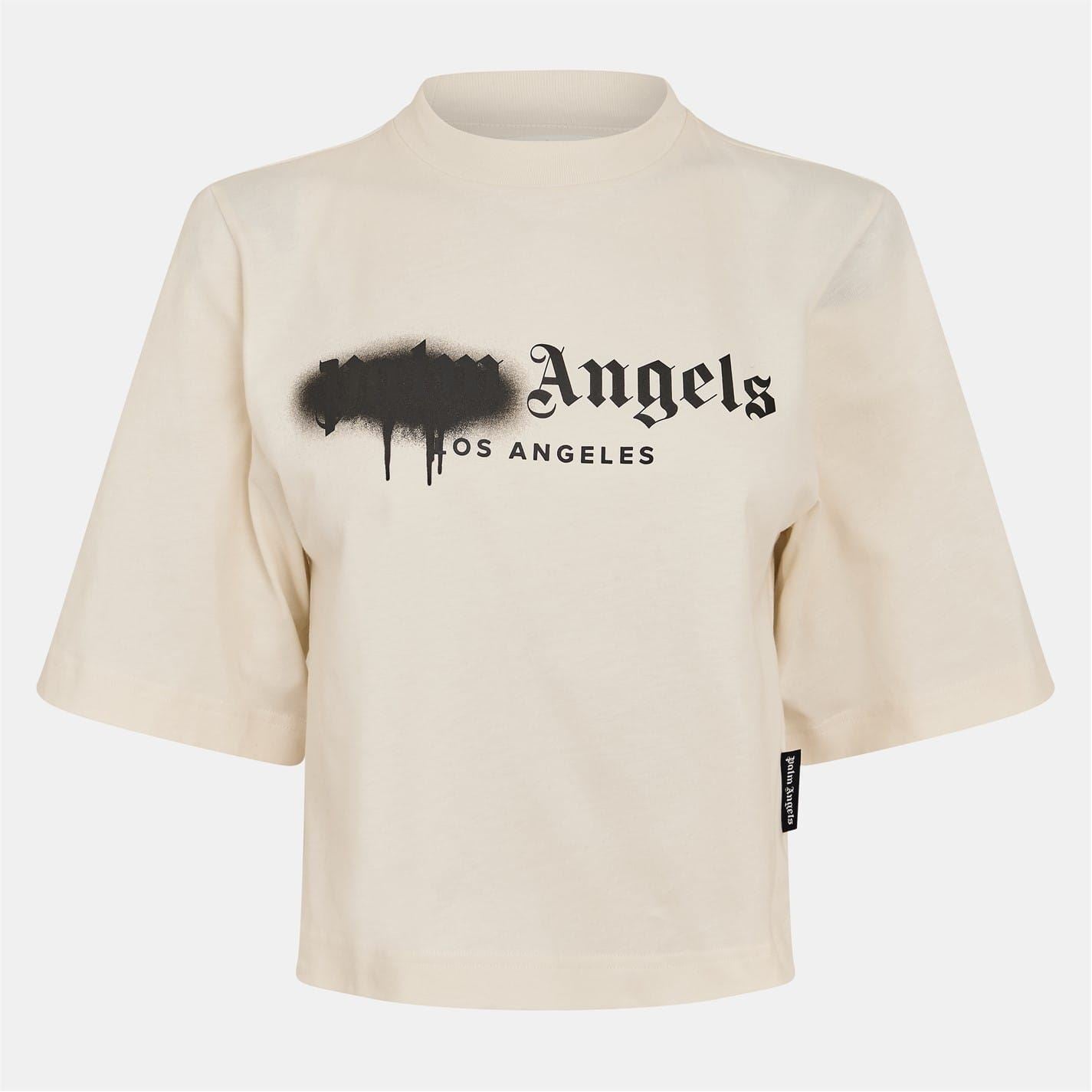 Palm Angels Palm Spray Crop Tee