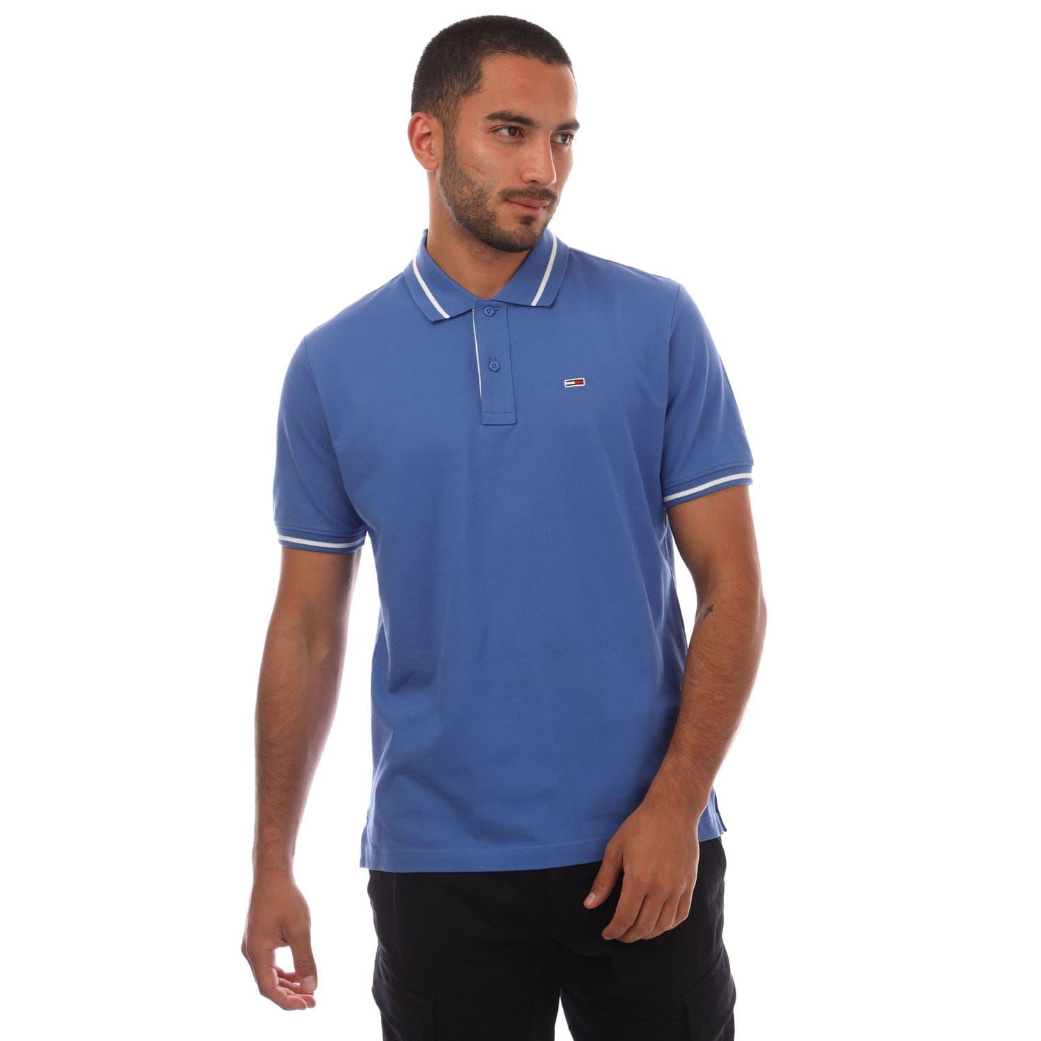 Tommy Jeans Regular Fit Tipped Polo Shirt