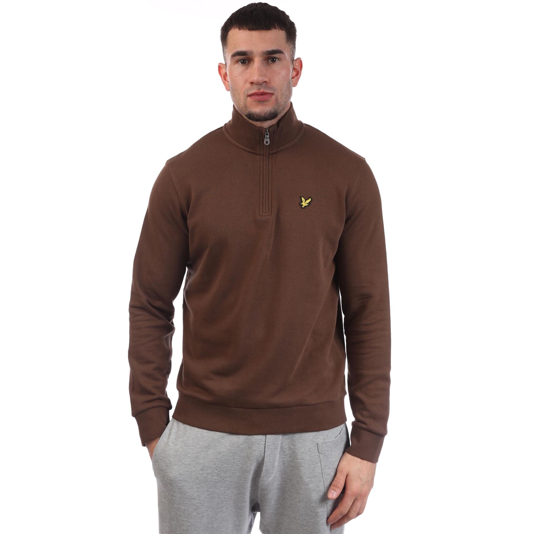 Lyle And Scott Loopback Quarter Zip Sweatshirt