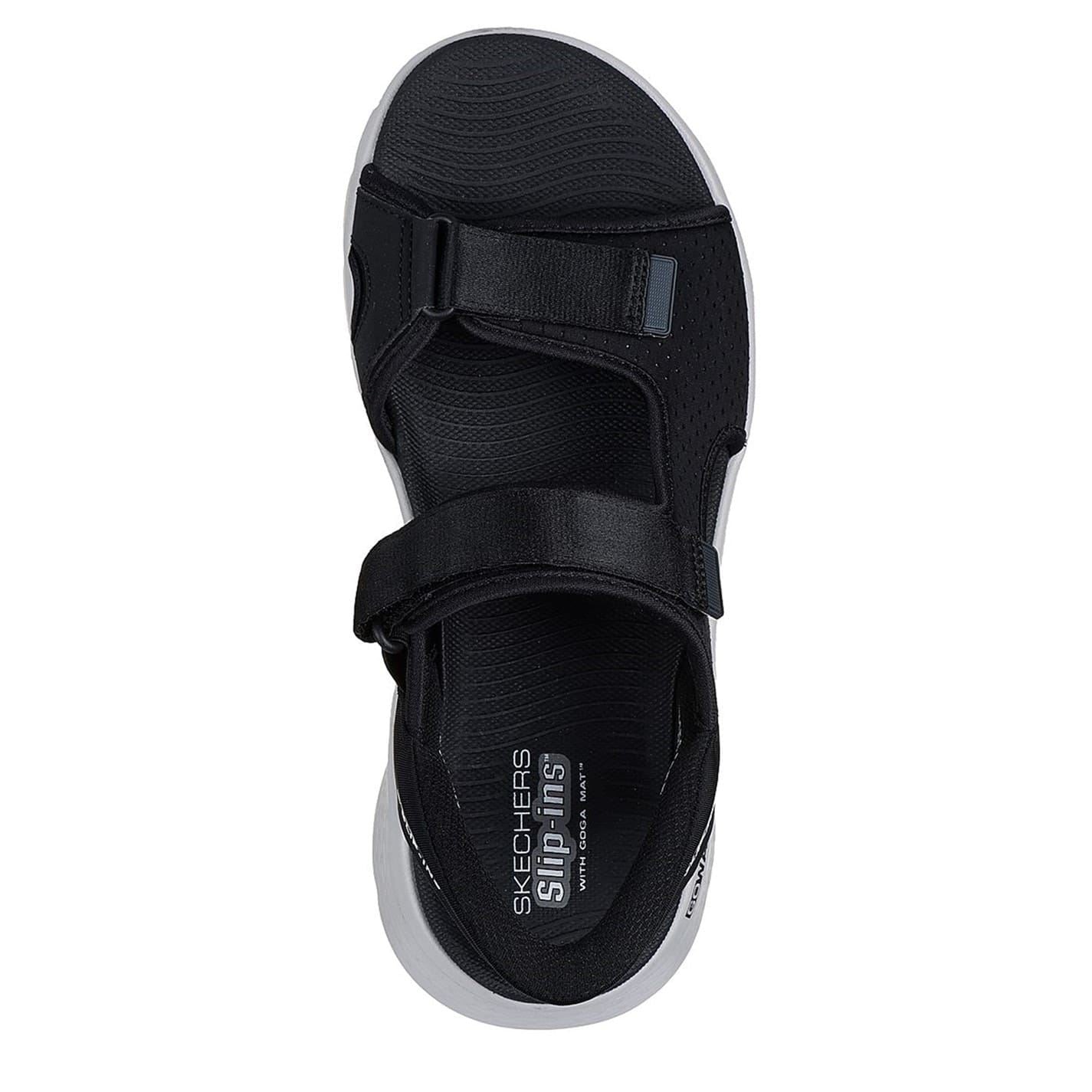 Skechers Slip Ins Open Toe Quarter Strap Slide Sandals