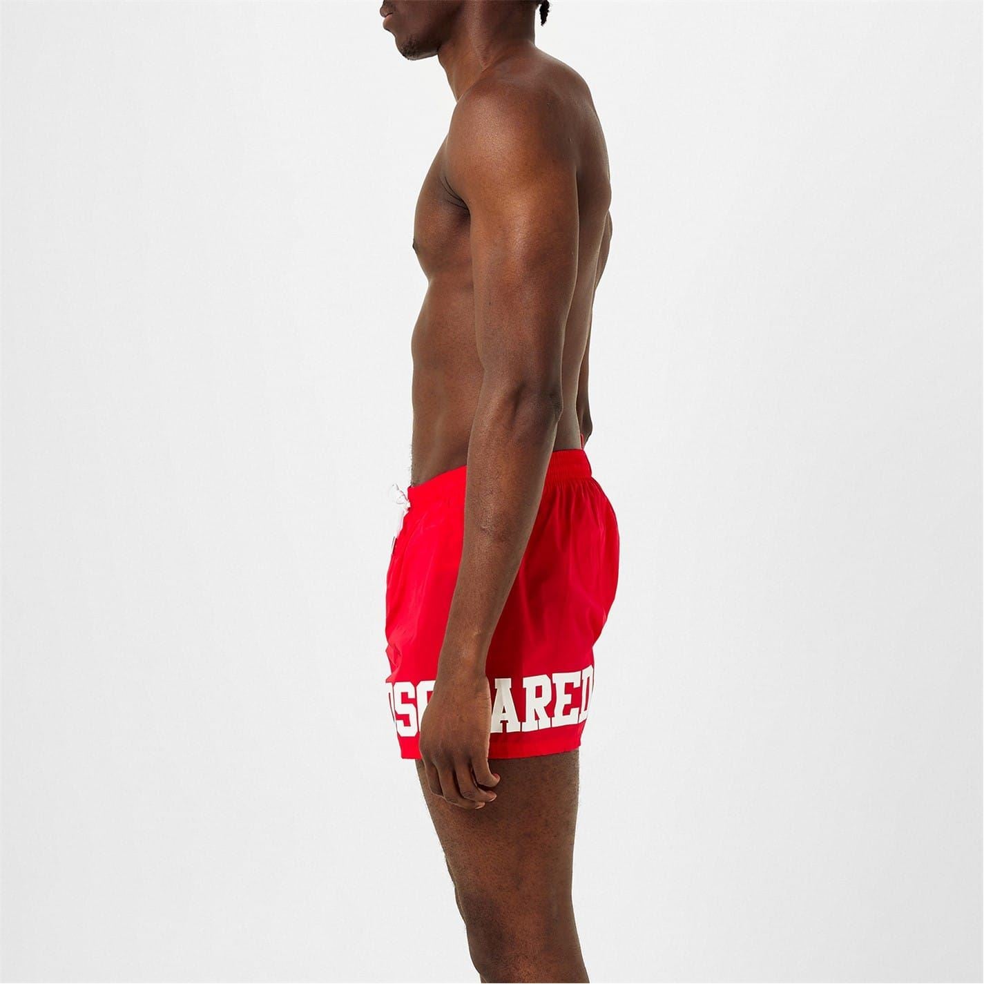 DSquared2 Varsity Lettering Logo Swim Short