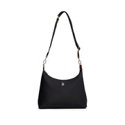 Tommy Hilfiger Popette Vertical Stripe Crescent Hobo Bag