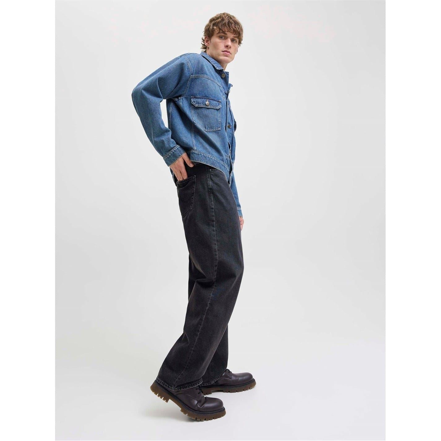 Jack and Jones Alex Wide Leg Wide Fit Jeans