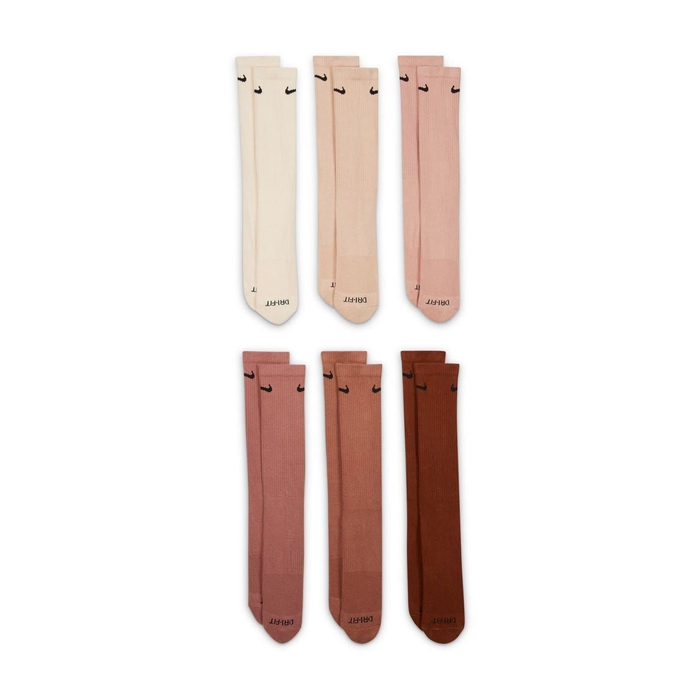 Nike 6 Pack Cushioned Training Crew Socks