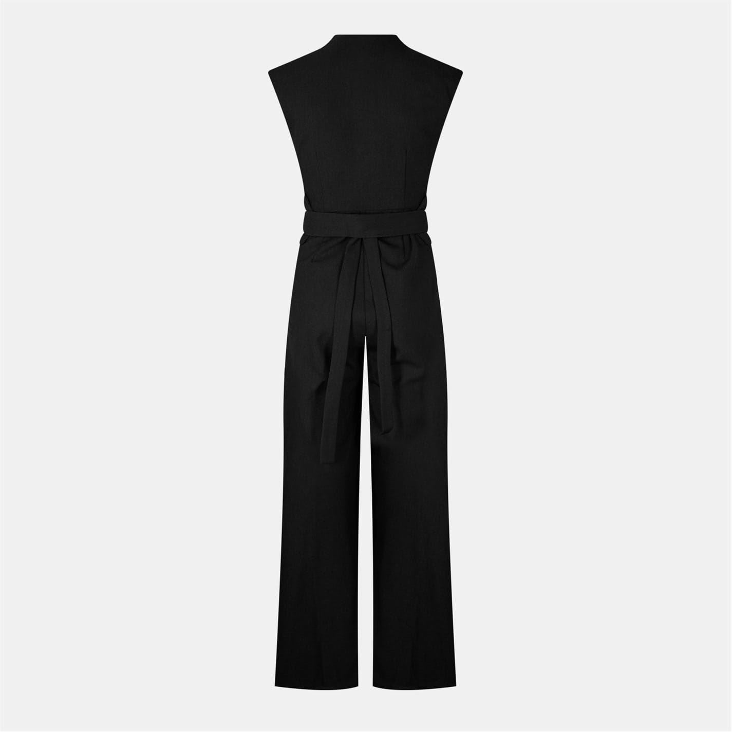 Odd Muse Womens Wrap Jumpsuit