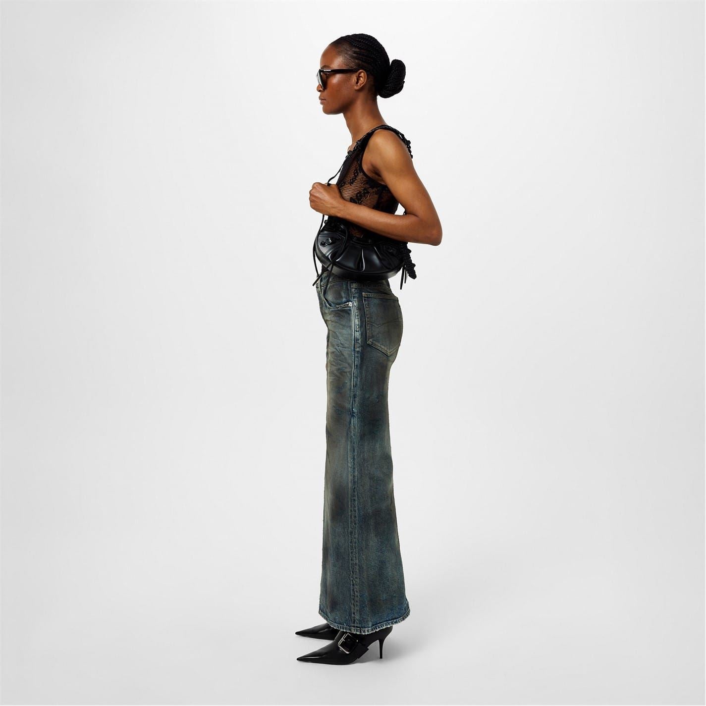 Balenciaga Knife Buckled Leather Ankle Boots