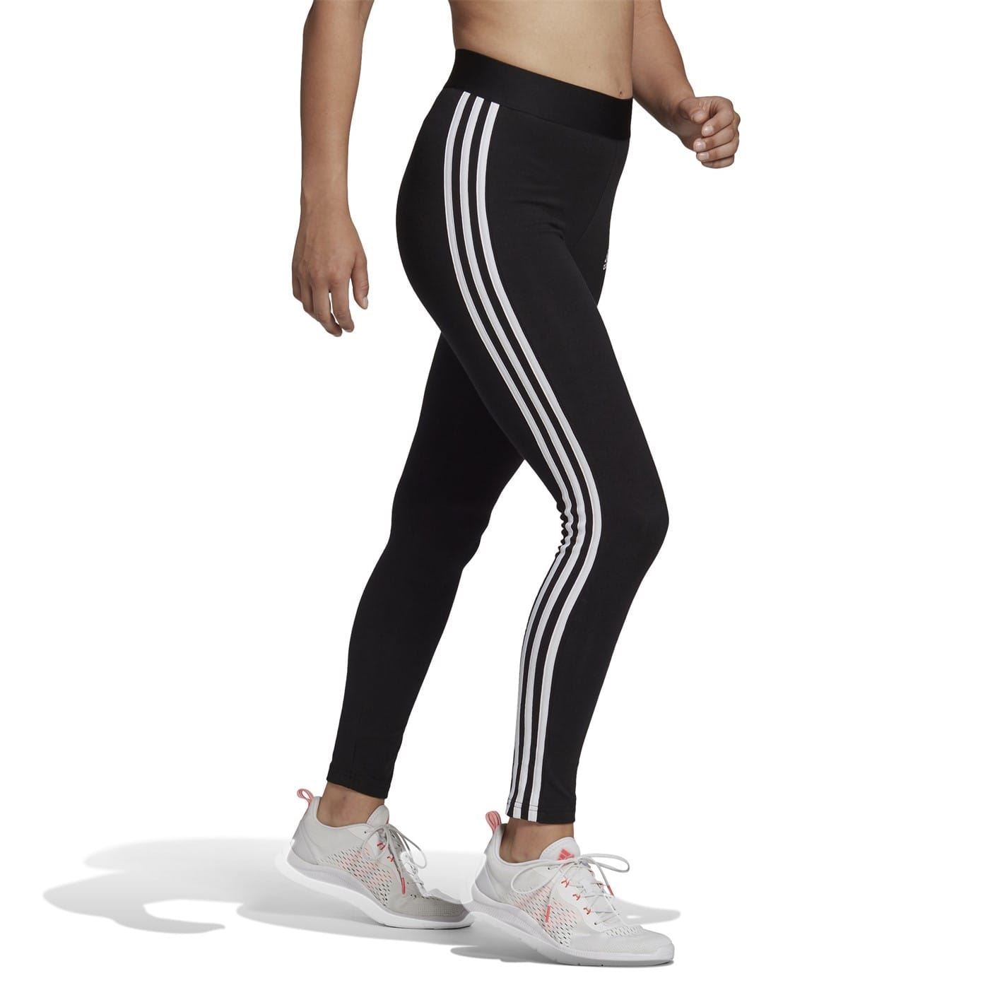 adidas Womens Essentials 3 Stripe Leggings