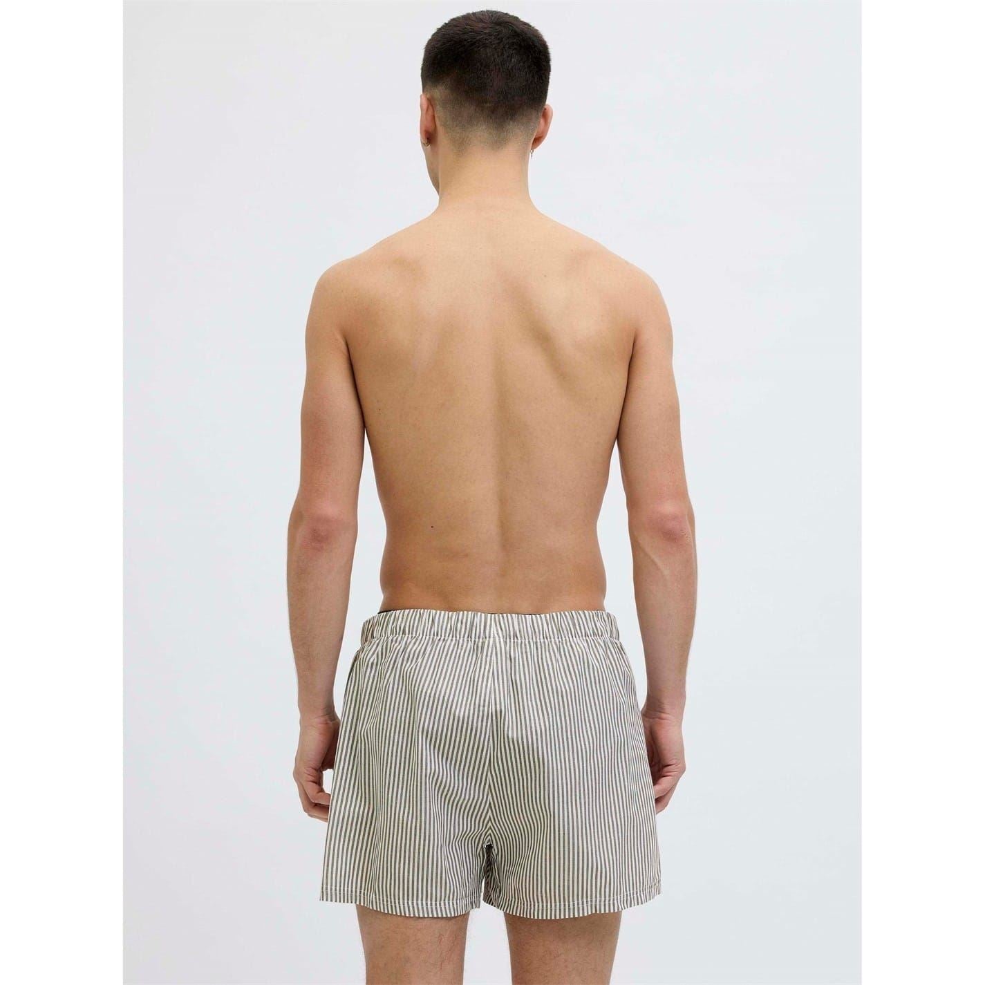 Jack and Jones Mens Pack Milano Woven Boxers