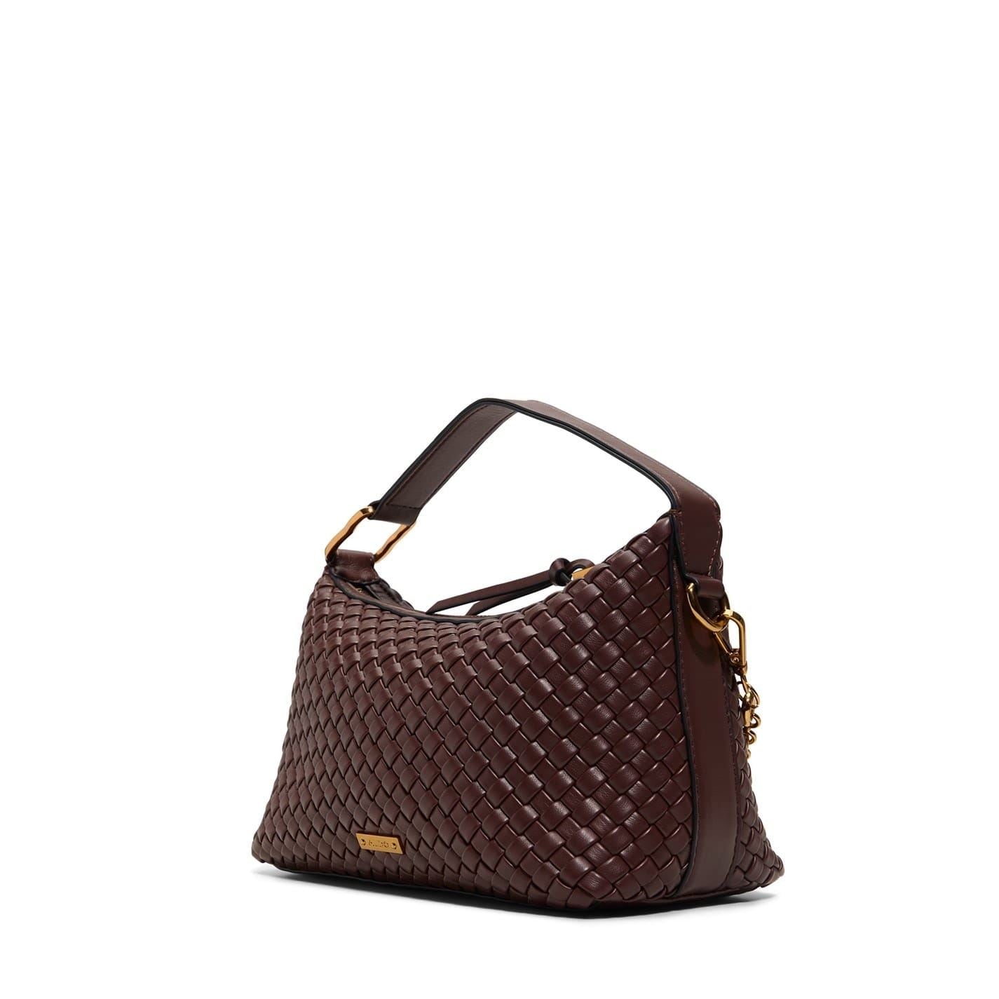 Aldo Ribbed Hobo Handbag with Detachable Strap