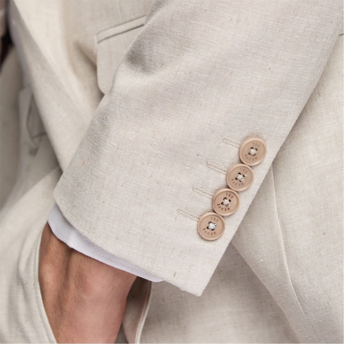 Ted Baker Stone Slim Linen Jacket