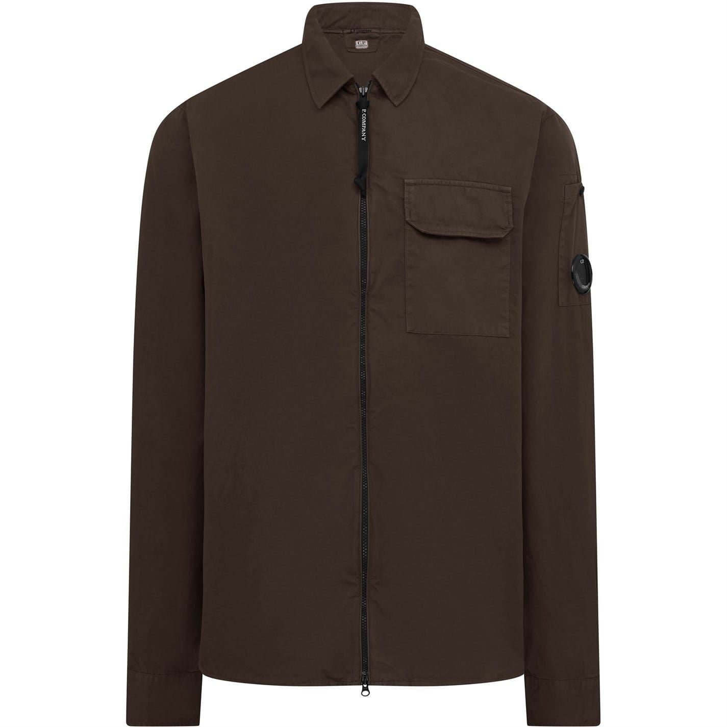 C.P. Company Mens Gabardine Lens Overshirt