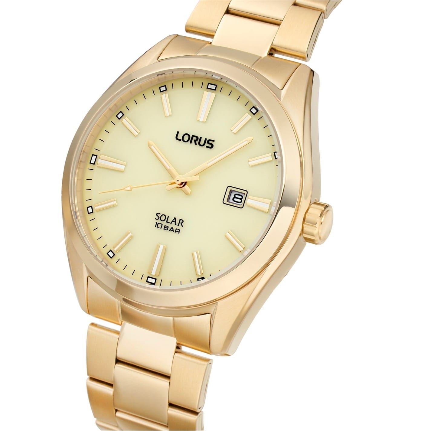Lorus Gentssolar 51 Steel Bracelet Analogue Watch
