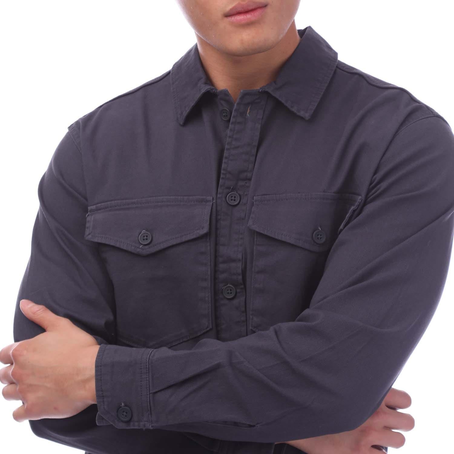 Jack and Jones Mens Stretch Over Shirt