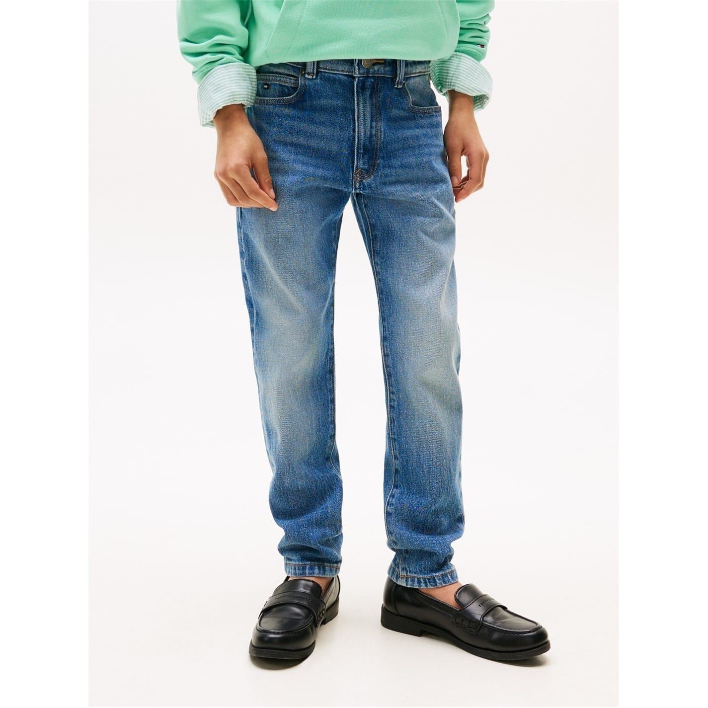Tommy Hilfiger Modern Straight Leg Five Pocket Jeans