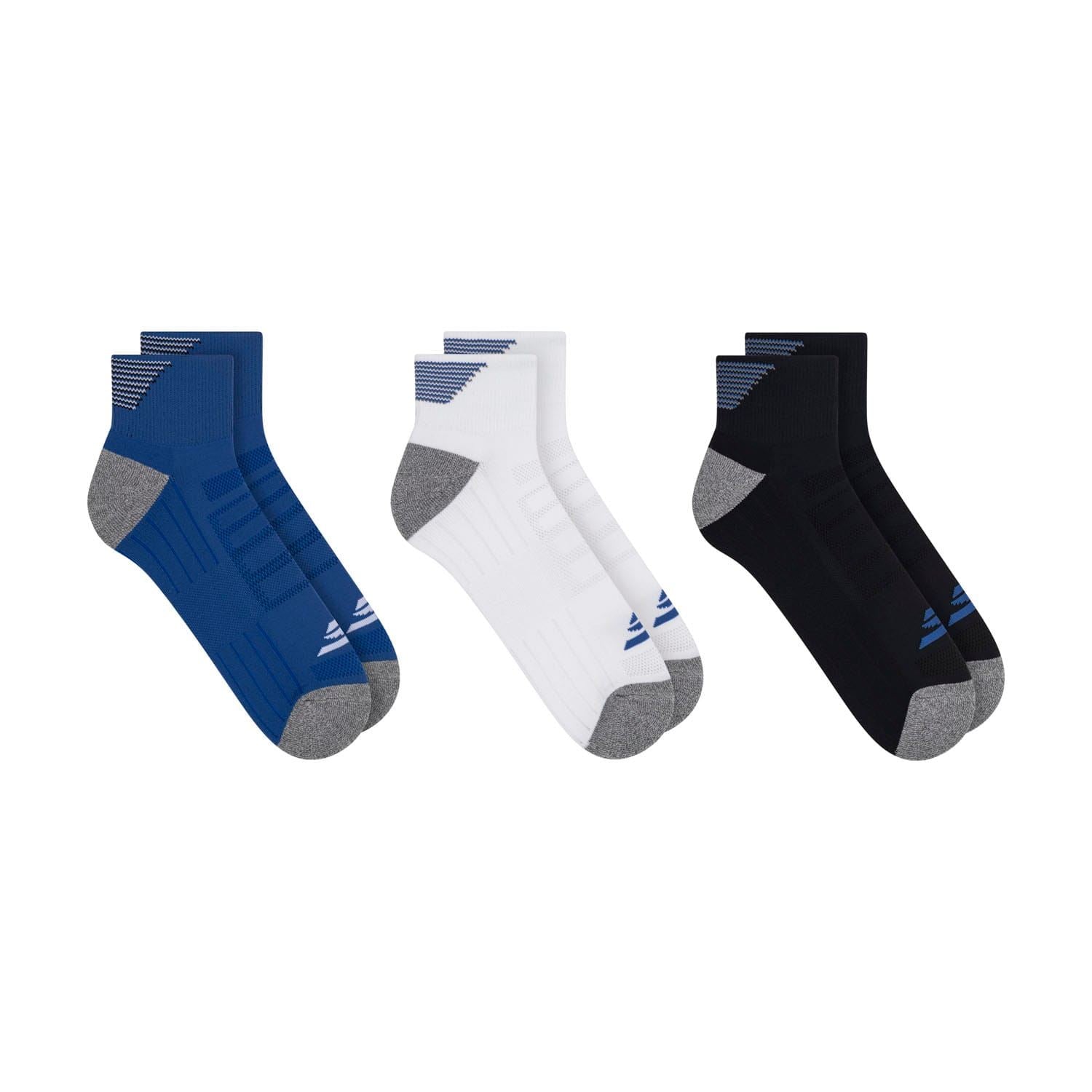 Skechers 3 Pack of Quarter Crew Socks