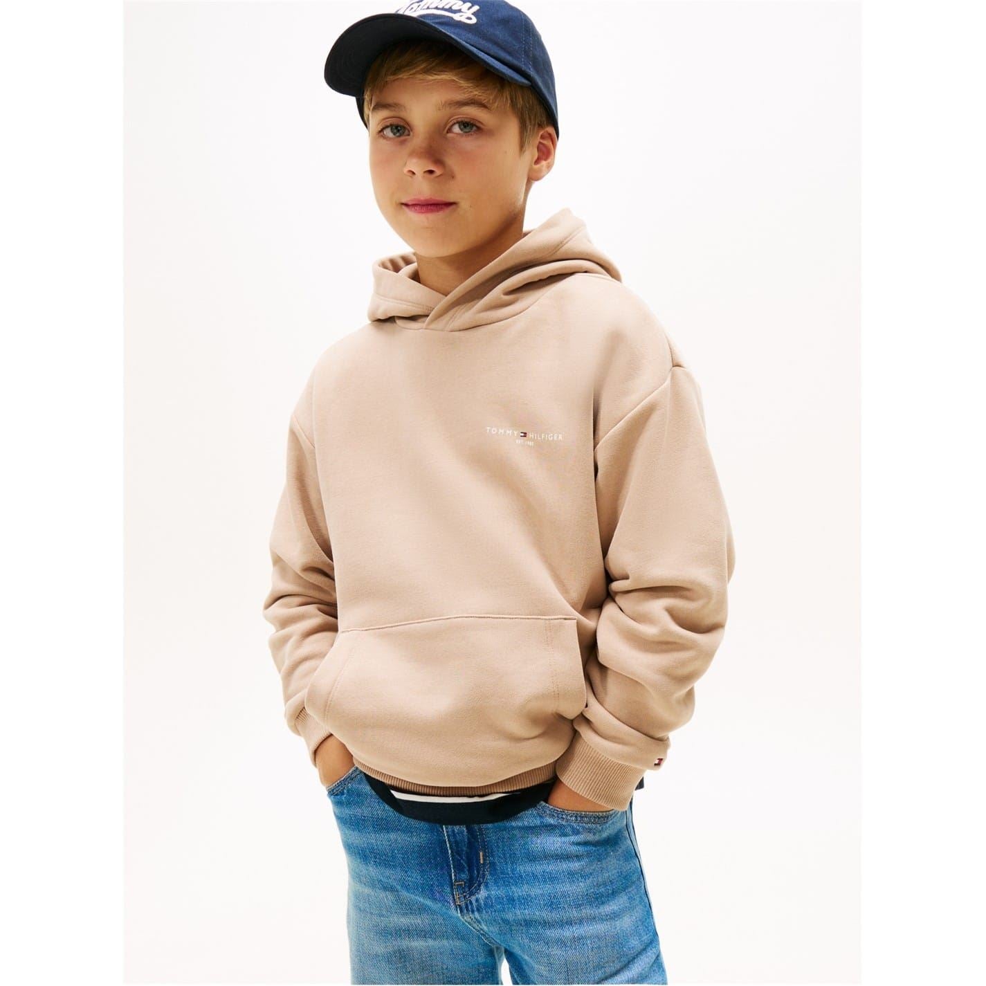 Tommy Hilfiger Hooded Neck Long Sleeve Regular Fit Top