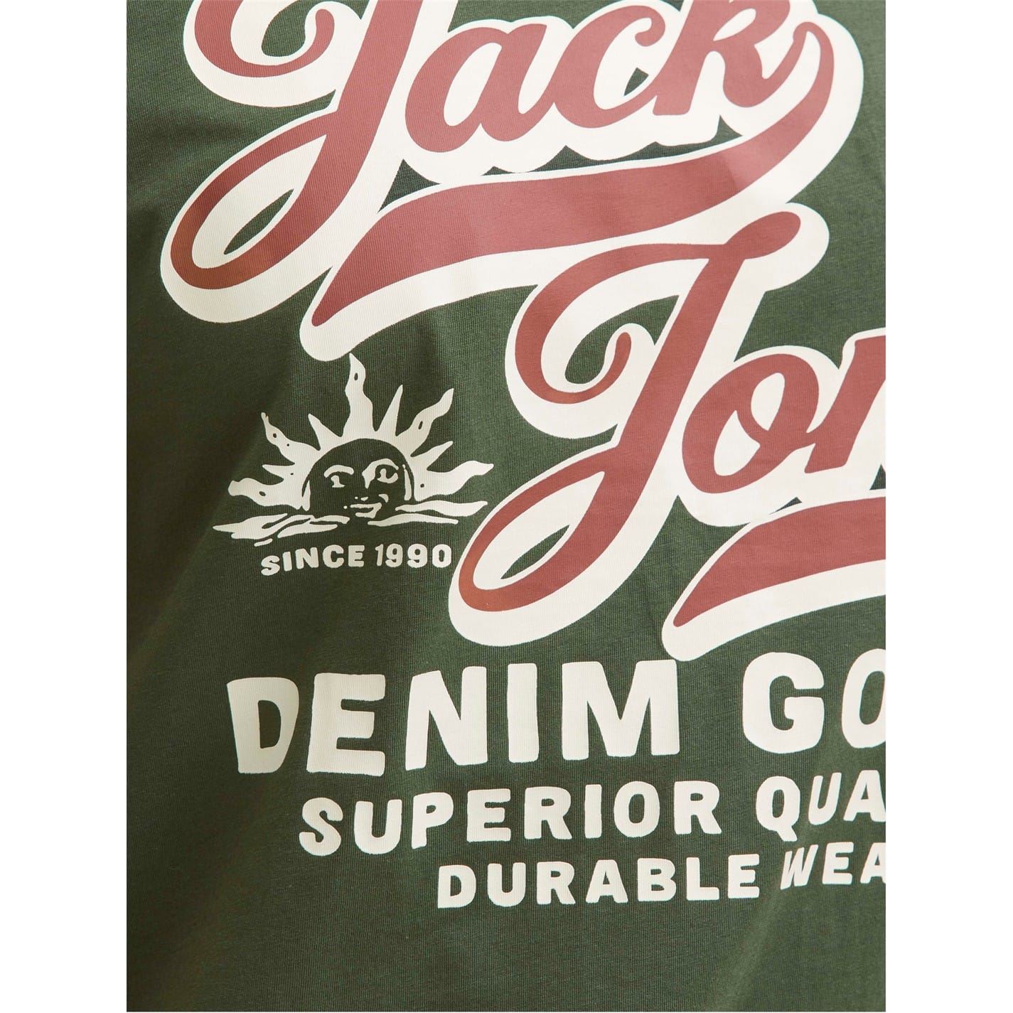 Jack and Jones Mens Logo T-Shirt Plus Size