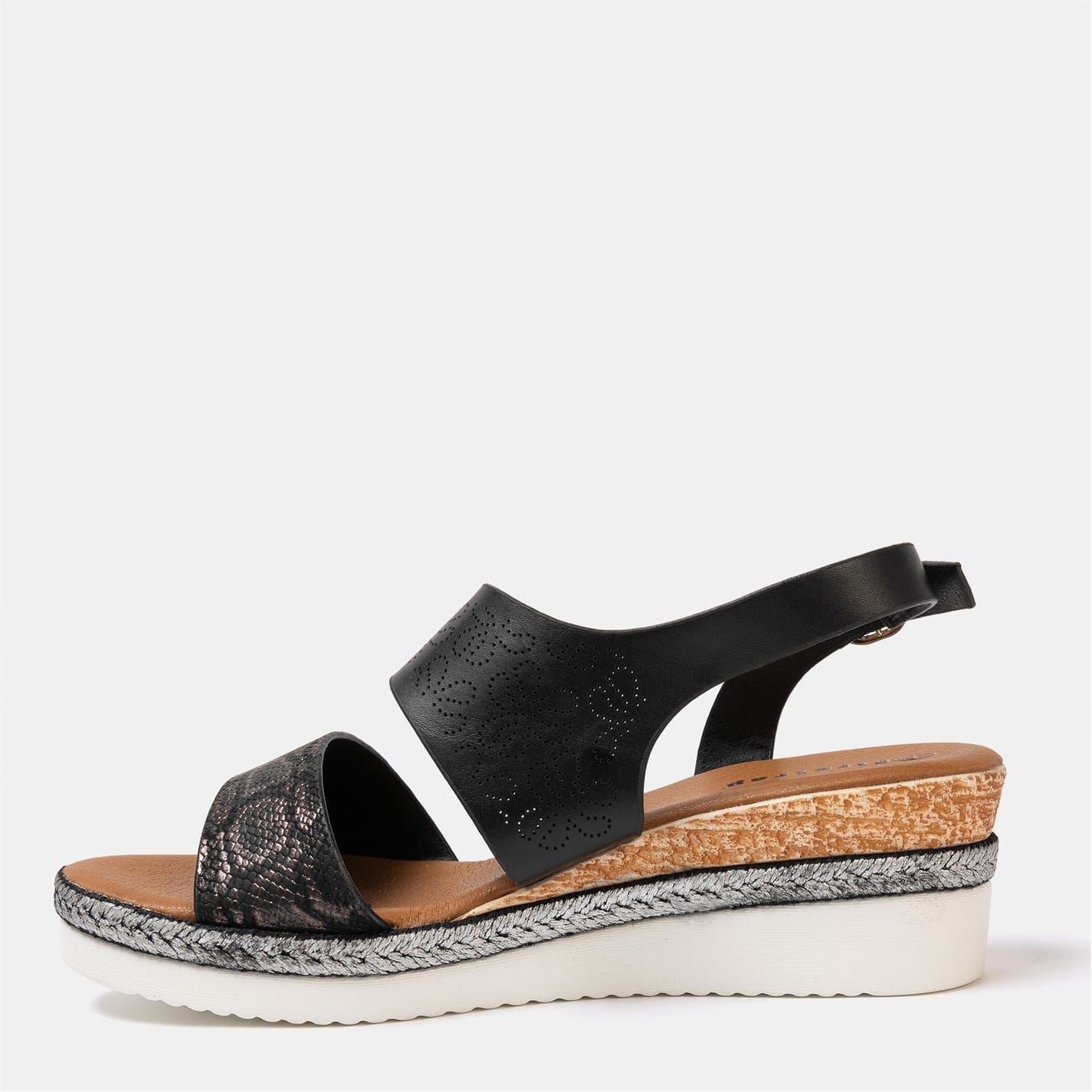 Firetrap Ella Ladies Back Strap Wedge Sandals
