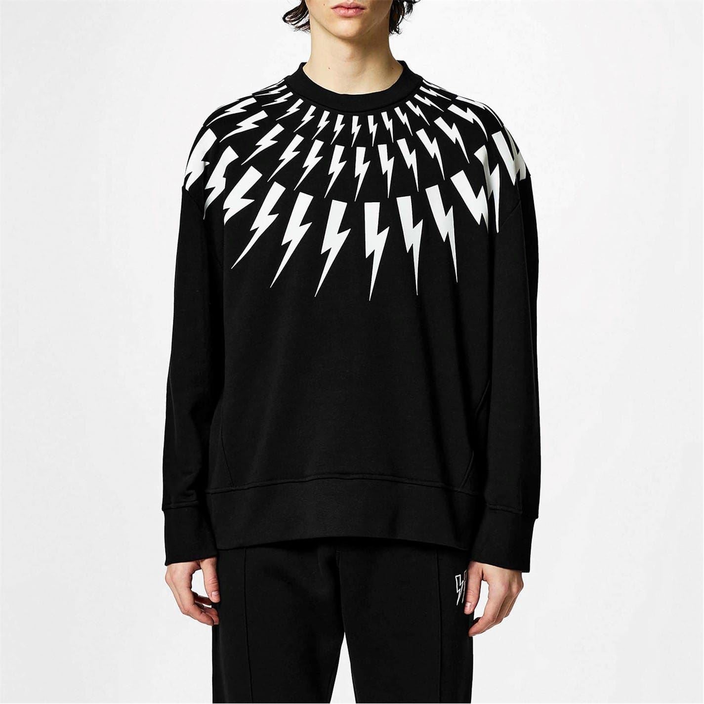 Neil Barrett Lightning Bolt Sweatshirt