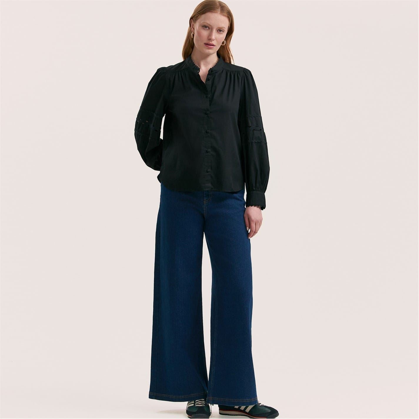 Finery Relaxed Fit Long Sleeve Shirt