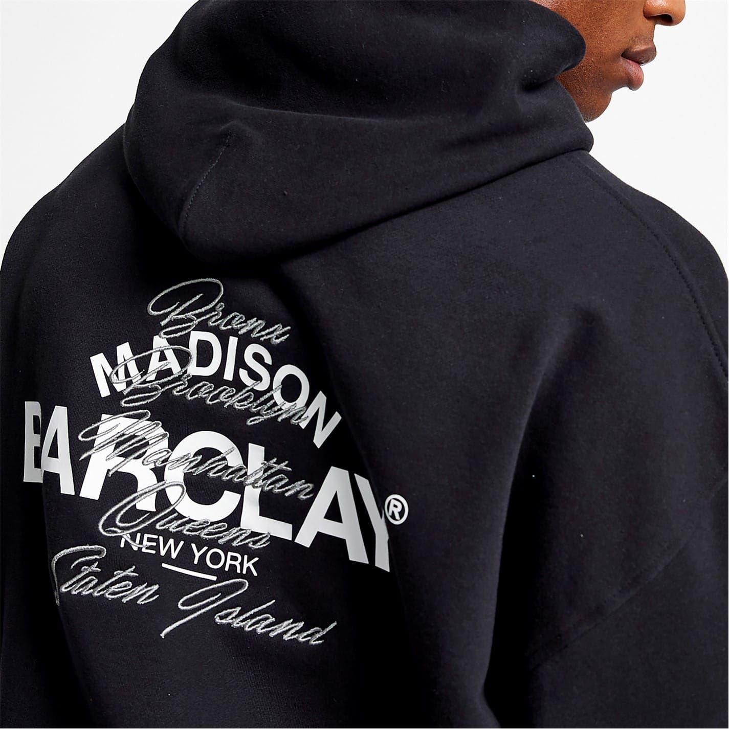 Madison Barclay Hooded Relaxed Fit Sweatshirt