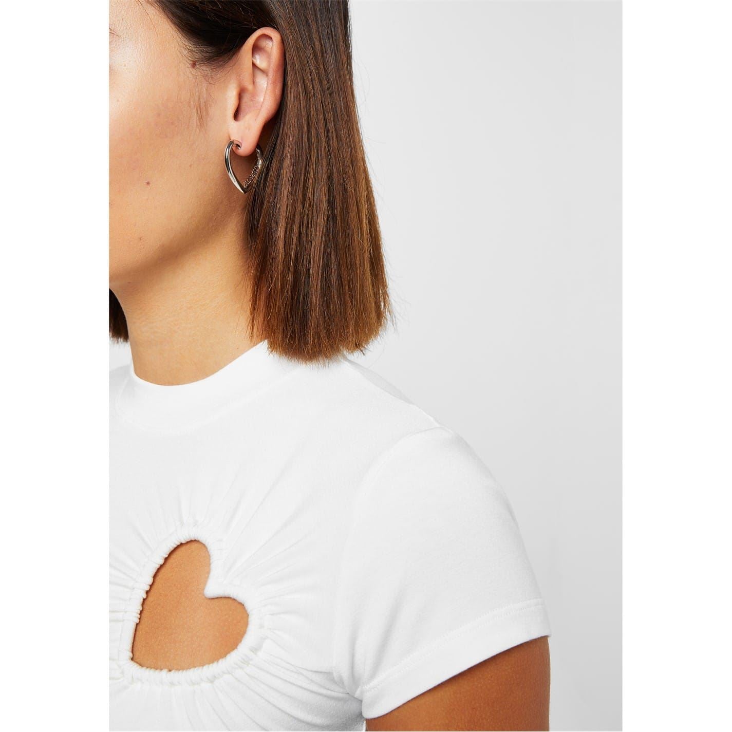 Ambush Heart Hoop Earrings