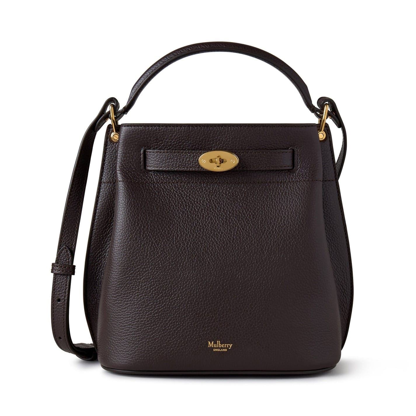 Mulberry Mini Islington Rectangle Shape Grab Bag with Logo