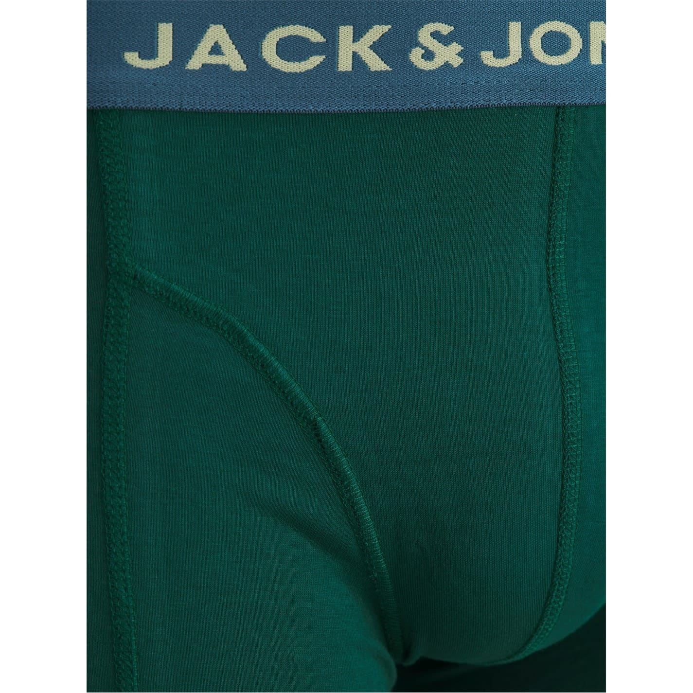 Jack and Jones Green Trunk 3pk
