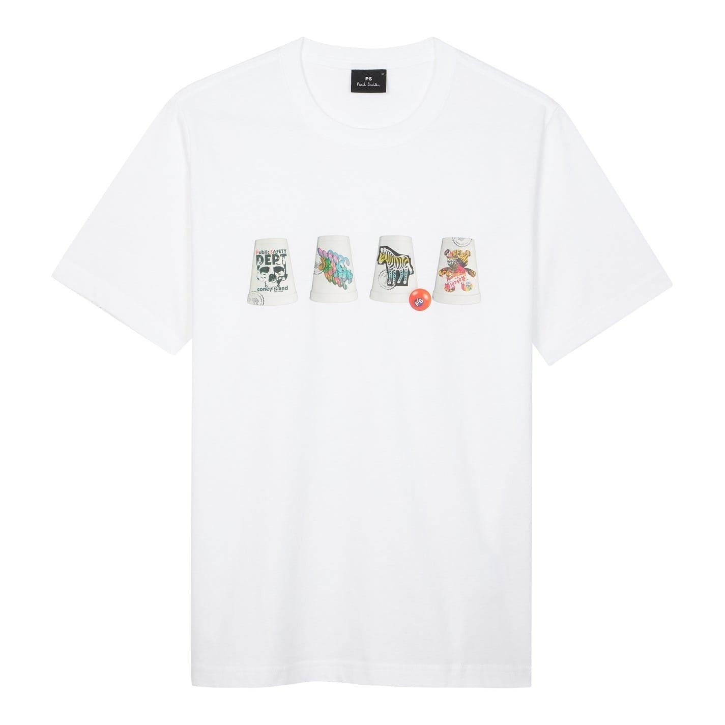 PS Paul Smith Zeb Cutout Regular Fit Crew Neck T-Shirt