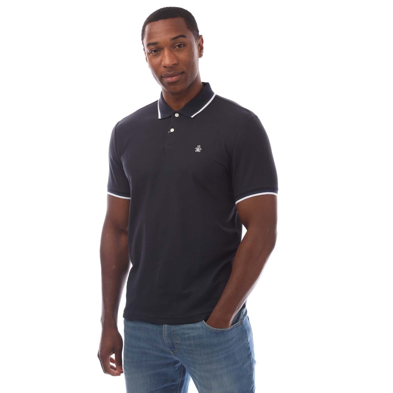 Original Penguin Tipped Pique Polo Shirt